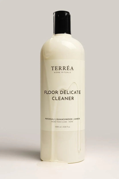Terrea Floor Delicate Cleaner bottle on a light gray background