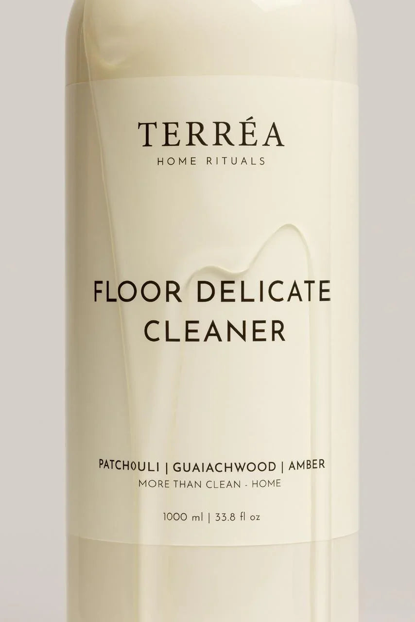 Terréa Floor Delicate Cleaner bottle on a light gray background