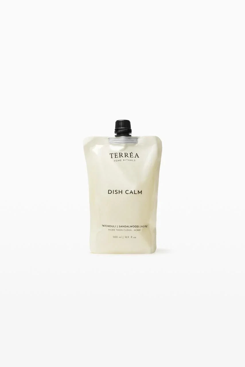 Terrea Dish Calm product packaging on a white background